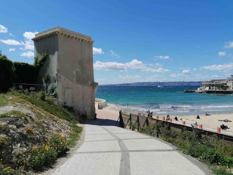 Magnifique Appartement T4, Plage Des Catalans Marsella Exterior foto