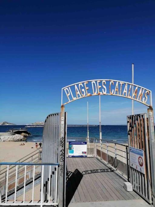 Magnifique Appartement T4, Plage Des Catalans Marsella Exterior foto